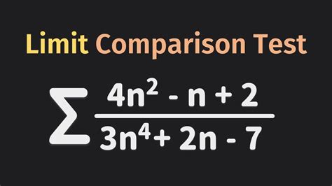 limit comparison test hard questions|Math 2300: Calculus II Comparison Test Practice The .